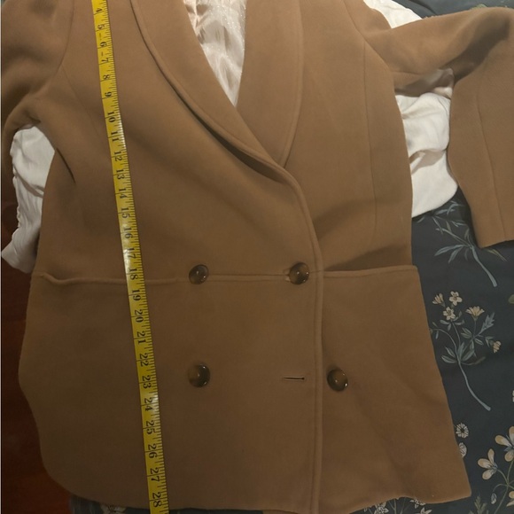 Sezane James Wool Coat Camel Size 38 - Picture 16 of 16